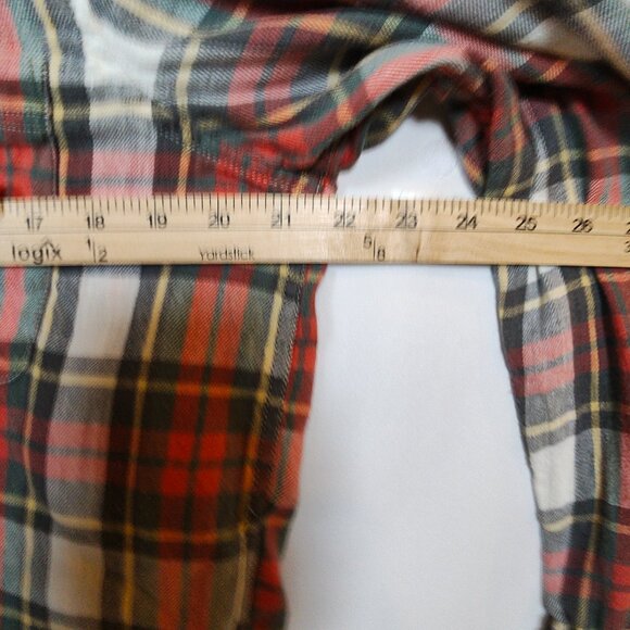 Denim & Supply Ralph Lauren Women's XL Utility Plaid Long Sleeve Shirt - Picture 6 of 13
